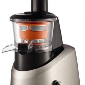TEFAL | Slow Juicer | ZC255B38 | Type Electric | Silver/ black | 200 W | Extra large fruit input | Number of speeds 2 | 82 RPM