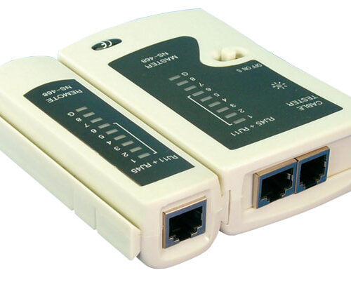 Logilink | Cable tester for RJ11, RJ12 and RJ45 with remote unit