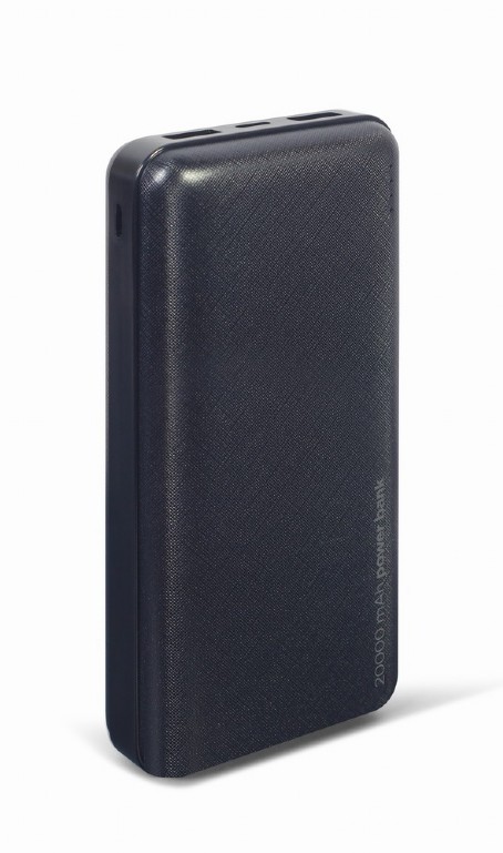 Gembird | Power Bank | PB20-02 | 20000 mAh | 2 x USB-AF | Black