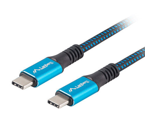Lanberg | USB-C to USB-C Cable | CA-CMCM-45CU-0005-BK | 0.5 m