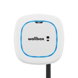 Wallbox | Electric Vehicle charge | Pulsar Max | 11 kW | Wi-Fi, Bluetooth | Pulsar Max retains the compact size and advanced performance of the Pulsar family while featuring an upgraded robust design, IK10 protection rating, and even easier installation. Pulsar Max is controlled by the myWallbox app via WiFi and Bluetooth and is compatible with all Wallbox Energy Management functionalities | 5 m | White