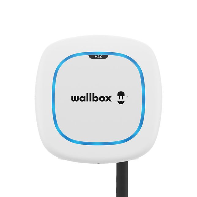 Wallbox | Electric Vehicle charge | Pulsar Max | 11 kW | Wi-Fi, Bluetooth | Pulsar Max retains the compact size and advanced performance of the Pulsar family while featuring an upgraded robust design, IK10 protection rating, and even easier installation. Pulsar Max is controlled by the myWallbox app via WiFi and Bluetooth and is compatible with all Wallbox Energy Management functionalities | 5 m | White