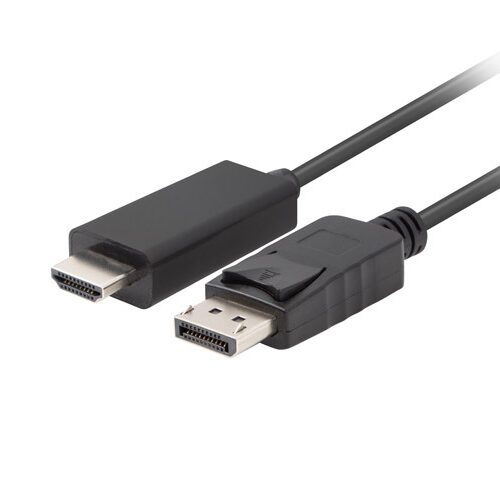 Lanberg | DisplayPort to HDMI Cable | CA-DPHD-11CC-0050-BK | DisplayPort Male | HDMI Male | DP to HDMI | 3 m