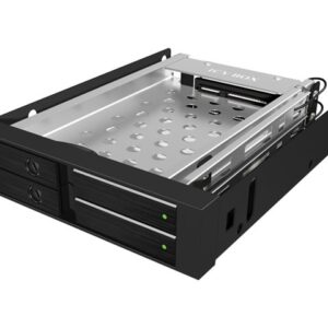 Icy Box IB-2227StS Storage Drive Cage for 2.5" HDD, Black | Raidsonic
