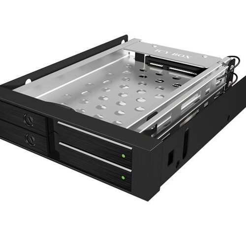 Icy Box IB-2227StS Storage Drive Cage for 2.5" HDD, Black | Raidsonic