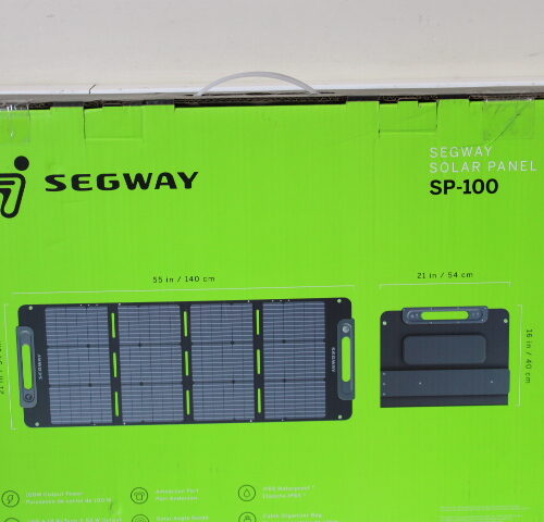 SALE OUT. | Segway | 100 W | Solar Panel 100 | Type-C, USB-A DEMO
