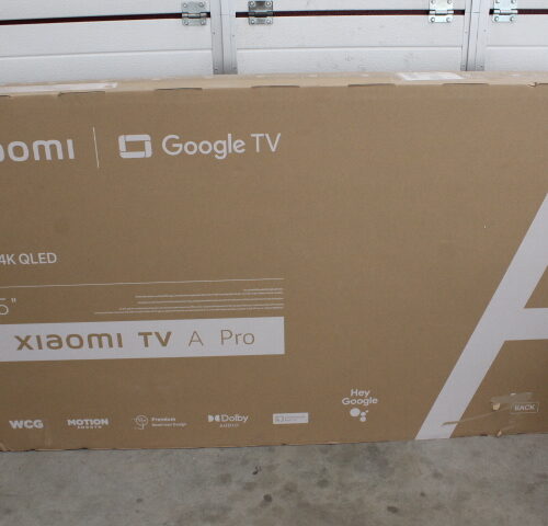 Xiaomi QLED TV A Pro 2025 | 75'' | Smart TV | Google TV | 4K UHD | Black | USED, LIGHT SCRATCHES ON SCREEN, MISSING MANUALS