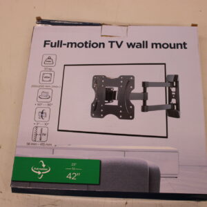 SALE OUT. Gembird WM-42ST-02 TV wall mount (full-motion), 23”-42” | Gembird | Wall mount | WM-42ST-02 | Tilt, Swivel | 23-42 " | DAMAGED PACKAGING, SCRATCHED | Black