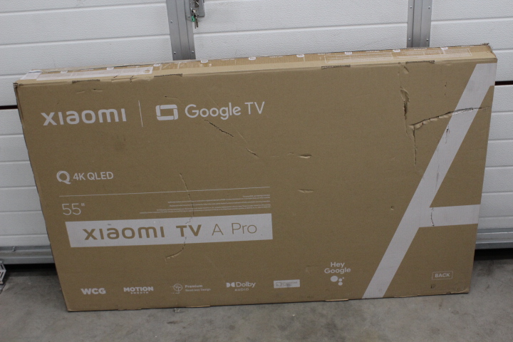 Xiaomi | QLED TV A Pro 2025 | 55'' | Smart TV | Google TV | 4K UHD | Black | USED, STICKER ON SCREEN, ACTIVATED OS, MISSING REMOTE