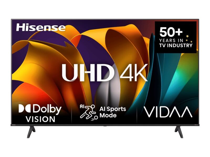 Hisense UHD Smart TV | 50A6N | 50" | Smart TV | VIDAA OS | UHD | Black