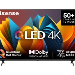 Hisense QLED Smart TV | 75E7NQ | 75" | Smart TV | VIDAA OS | UHD | Black