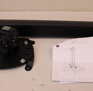 SALE OUT. EDBAK PMV300 Universal Projector Ceiling Mount | EDBAK | Projector Ceiling mount | PMV300 | Horizontal adjustment | Maximum weight (capacity) 30 kg | DAMAGED PACKAGING, USED, SCRATCHED, MISSING  SREWS | Black