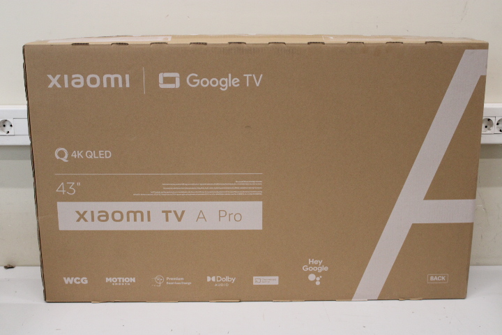 SALE OUT. Xiaomi | QLED TV A Pro 2025 | 43'' | Smart TV | Google TV | 4K UHD | Black | USED, MISSING: TV BAG, BATTERIES, MANUALS AND SCREWS