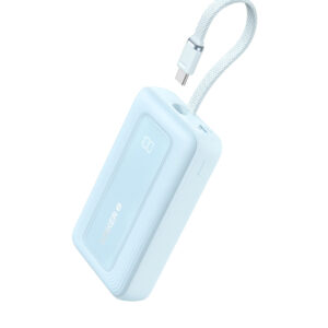 Anker | Power Bank with Built-In USB-C Cable | A1688031 | 10000 mAh | 30W Output | Blue