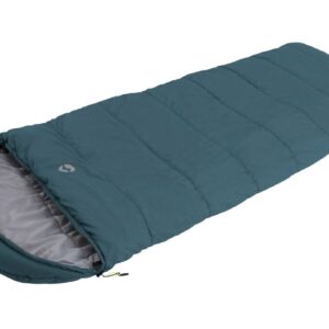 Outwell Campion Lux Teal | Sleeping Bag | -16/5 °C | 2 way open - auto lock, L-shape