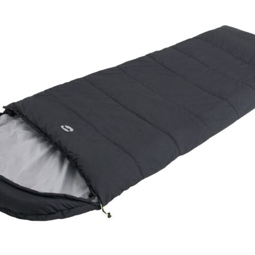 Outwell Campion Black | Sleeping Bag | -10/8 °C | 2 way open - auto lock, L-shape
