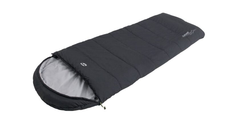 Outwell Campion Black | Sleeping Bag | -10/8 °C | 2 way open - auto lock, L-shape