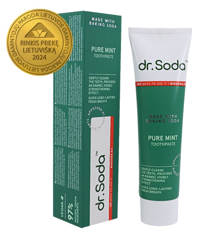 Soda | Toothpaste "Pure Mint", 100 ml | dr. Soda