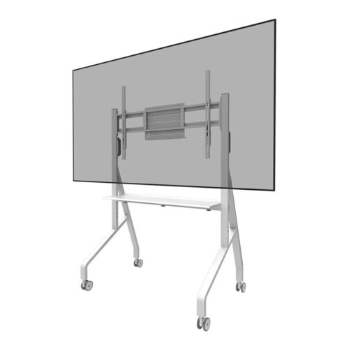 Neomounts Floor stand | FL50-525WH1 TV trolley | Adjustable Height | 55-86 " | Maximum weight (capacity) 76 kg | White