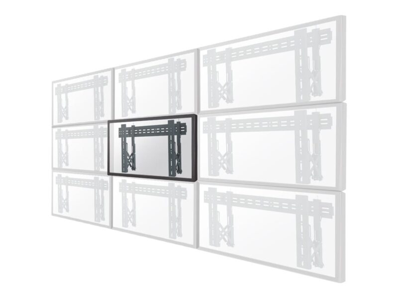 Neomounts Wall mount | LED-VW1000BLACK Videowall wall mount | 40-75 " | Maximum weight (capacity) 50 kg | Black