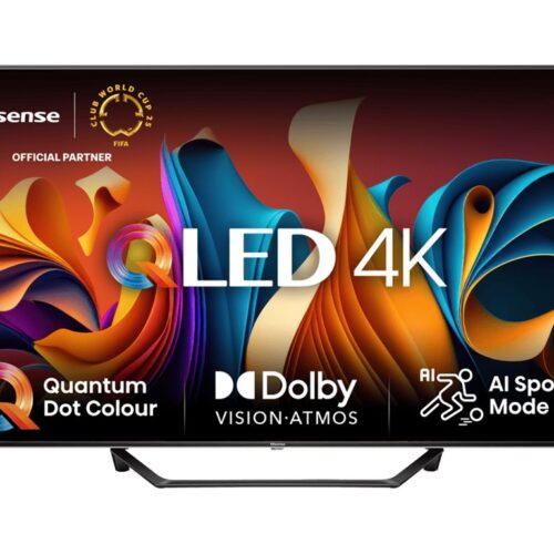 Hisense 55A7NQ | 55 | Smart TV | VIDAA | UHD | Black