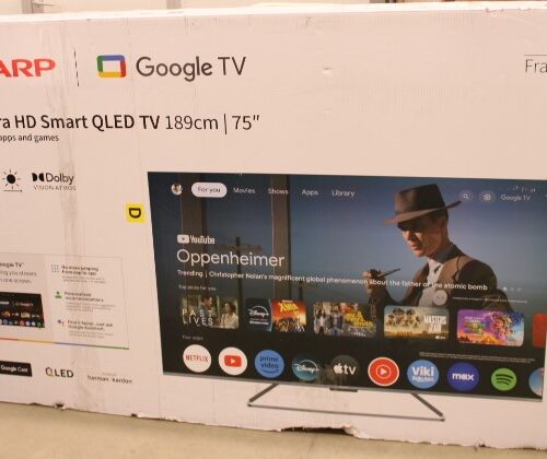 Sharp | 75GP7265E | 75 | Smart TV | Google TV | UHD | DAMAGED PACKAGING