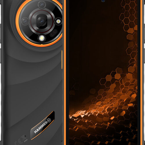 HAMMER Hammer Iron 6 (Black) DS 6.56" IPS TFT 720x1612/2GHz/128GB/6GB RAM/Android 14/microSDXC/WiFi,BT,4G | Hammer