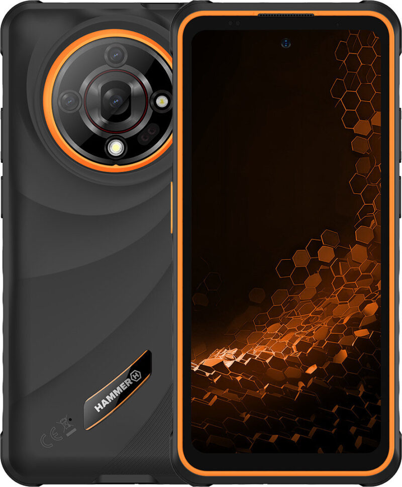 HAMMER Hammer Iron 6 (Black) DS 6.56" IPS TFT 720x1612/2GHz/128GB/6GB RAM/Android 14/microSDXC/WiFi,BT,4G | Hammer