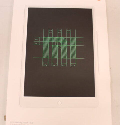 SALE OUT. Xiaomi Mi LCD Writing Tablet 13.5" | Xiaomi Mi LCD Writing Tablet | 13.5 " | LCD | USED | Black Board/Green Font | It has no memory - you write one page, then delete it completely with one button; The life of the button battery is about a year when the display is cleared 100 times a day