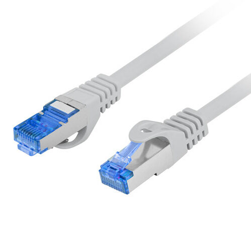 Lanberg Patchcord Cat.6A S/FTP LSZH CCA Fluke Passed | PCF6A-10CC-0050-S | 0.5 m