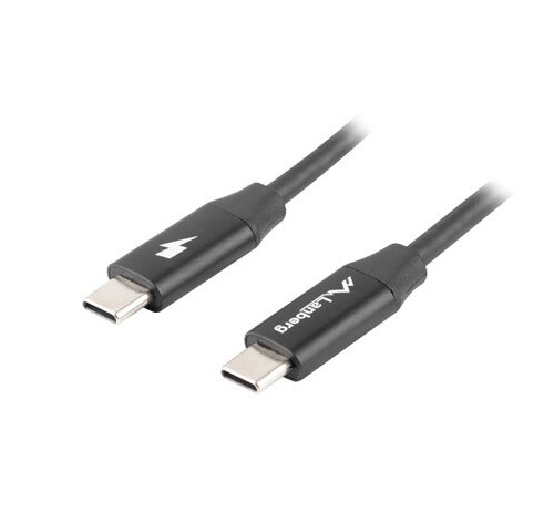 Lanberg USB-C 2.0 Cable, Quick Charge 4.0 | CA-CMCM-40CU-0018-BK | USB Type-C to USB Type-C | 1.8 m
