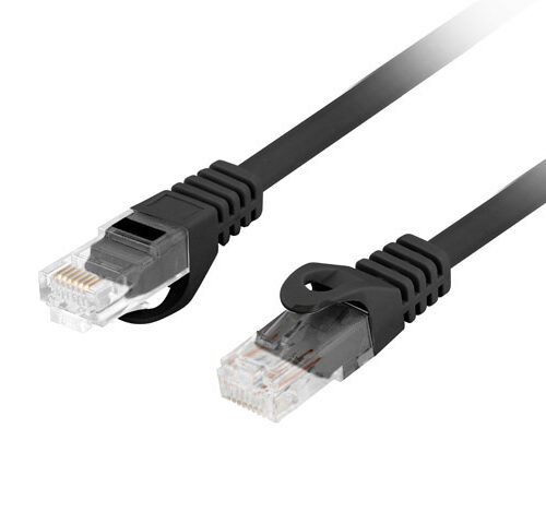 Lanberg Patchcord Cat.6 UTP LSZH CU | PCU6-10CU-0100-BK | 1 m