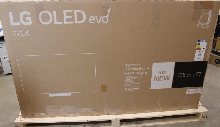 LG OLED TV | OLED77C41LA | 77 | Smart TV | webOS 24 | 4K UHD | DAMAGED PACKAGING, REFURBISHED