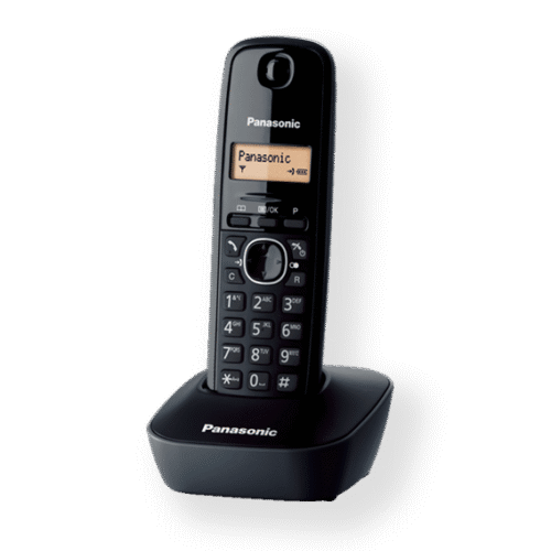 Panasonic | Cordless | KX-TG1611FXH | Built-in display | Caller ID | Black | Phonebook capacity 50 entries | Wireless connection