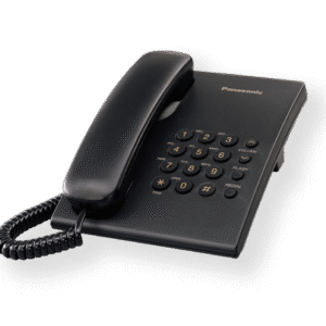 Panasonic | Corded | KX-TS500FXB | Black | 150 x 200 x 96 mm | 475 g