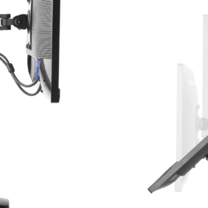 icy box ib ms303 t monitor stand with desk mounted base for a screen size up to 27" | raidsonic