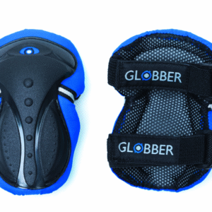 globber | blue | scooter protective pads (elbows and knees) junior xs range a 25 50 kg